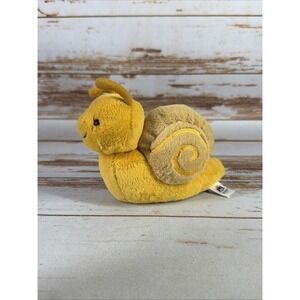 Jellycat SANDY SNAIL RETIRED Soft Toy Plush Yellow Gold HTF Bug RARE Used
